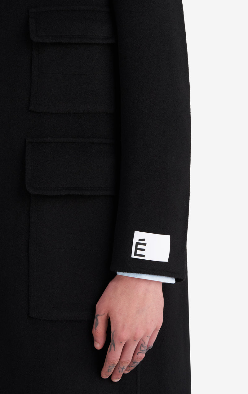 ETUDES STUDIO CLASSIC WOOL COAT BLACK 6 ETUDES STUDIO CLASSIC WOOL COAT BLACK 6