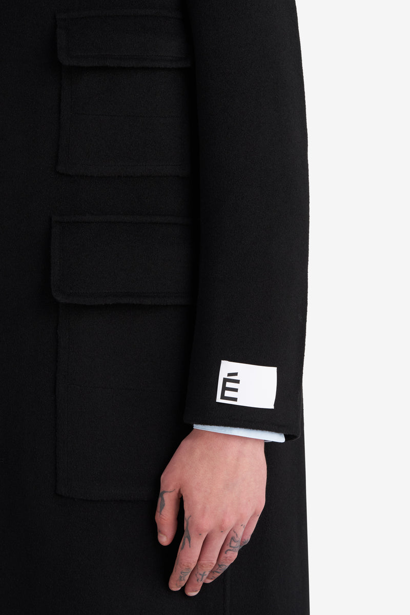 ETUDES STUDIO CLASSIC WOOL COAT BLACK 6 ETUDES STUDIO CLASSIC WOOL COAT BLACK 6