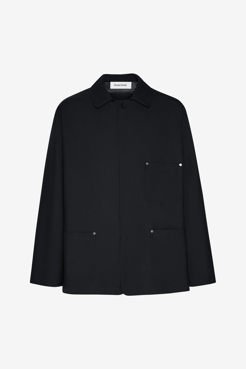 ETUDES STUDIO DRESSED UP WORKER JACKET BLACK 1 ETUDES STUDIO DRESSED UP WORKER JACKET BLACK 1