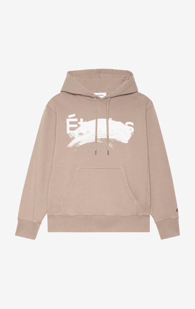ETUDES STUDIO RELAX HOODIE SMUDGED BEIGE 1 ETUDES STUDIO RELAX HOODIE SMUDGED BEIGE 1