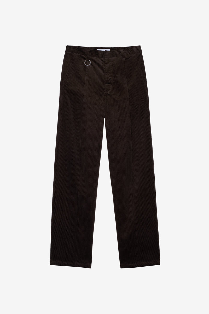 ETUDES STUDIO LOOSE CHINO PANT DARK BROWN 1 ETUDES STUDIO LOOSE CHINO PANT DARK BROWN 1