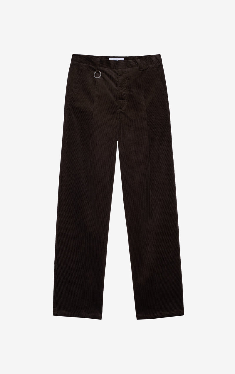ETUDES STUDIO LOOSE CHINO PANT DARK BROWN 1 ETUDES STUDIO LOOSE CHINO PANT DARK BROWN 1