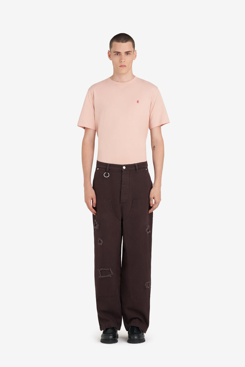 ETUDES STUDIO LOOSE CARPENTER PANT DARK BROWN 3 ETUDES STUDIO LOOSE CARPENTER PANT DARK BROWN 3