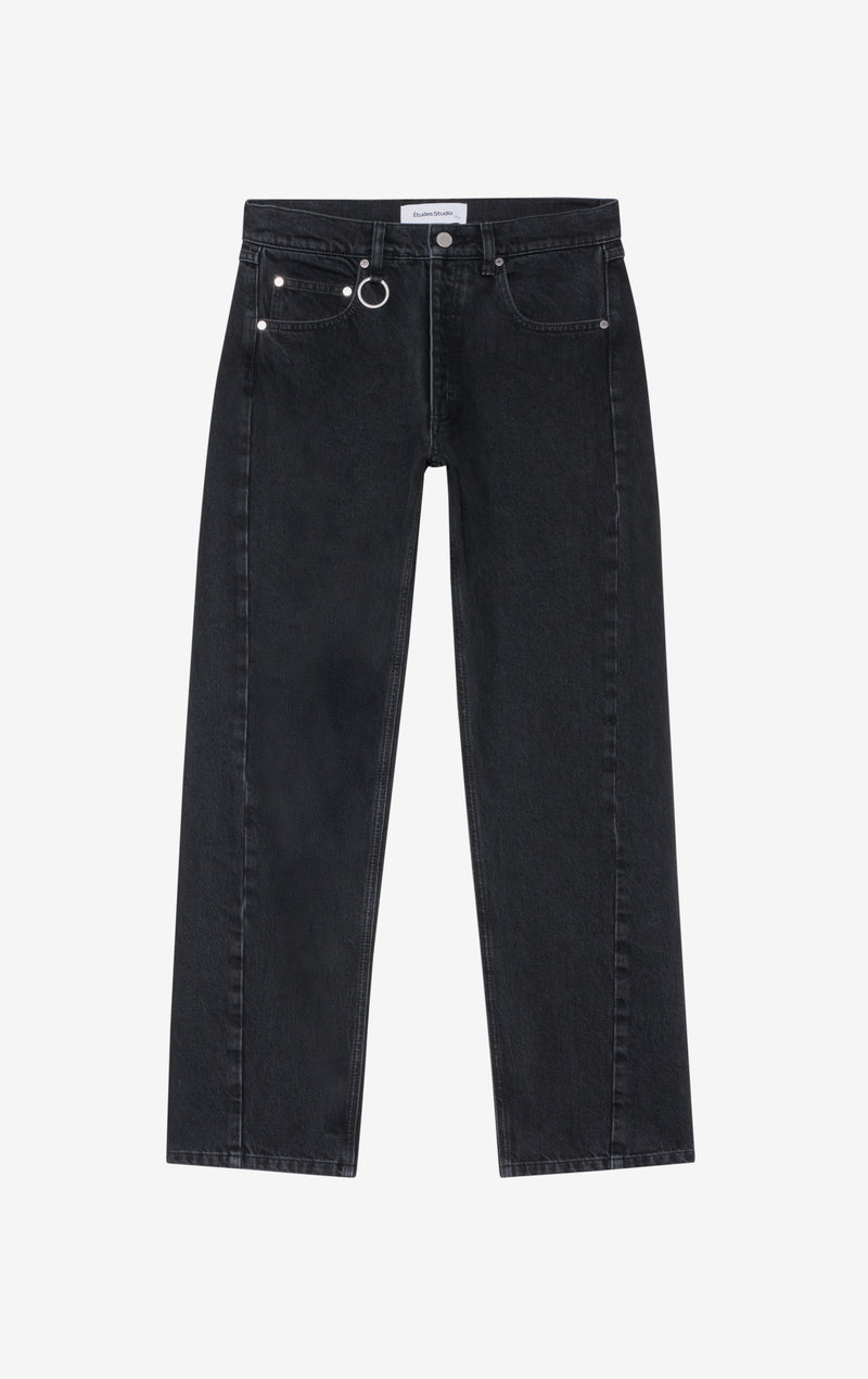 ETUDES STUDIO REGULAR JEANS TWIST BLACK 1 ETUDES STUDIO REGULAR JEANS TWIST BLACK 1