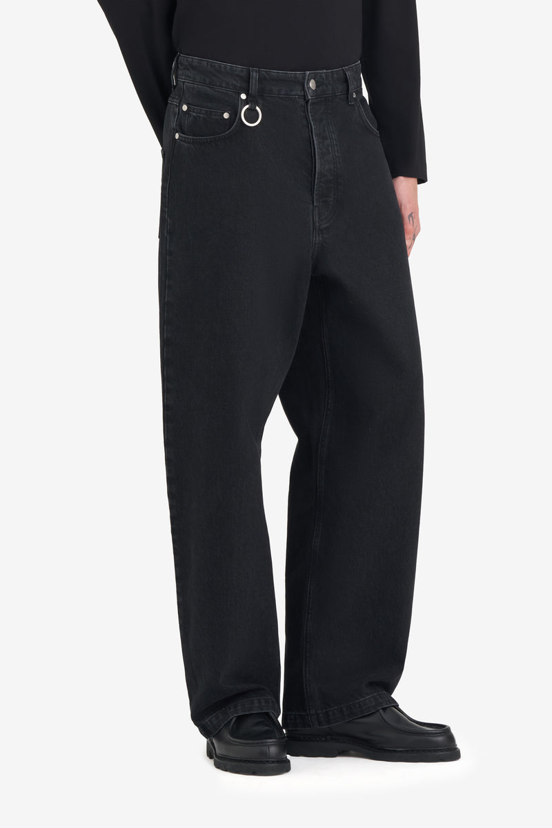 LOOSE JEANS PANT BLACK 2 LOOSE JEANS PANT BLACK 2