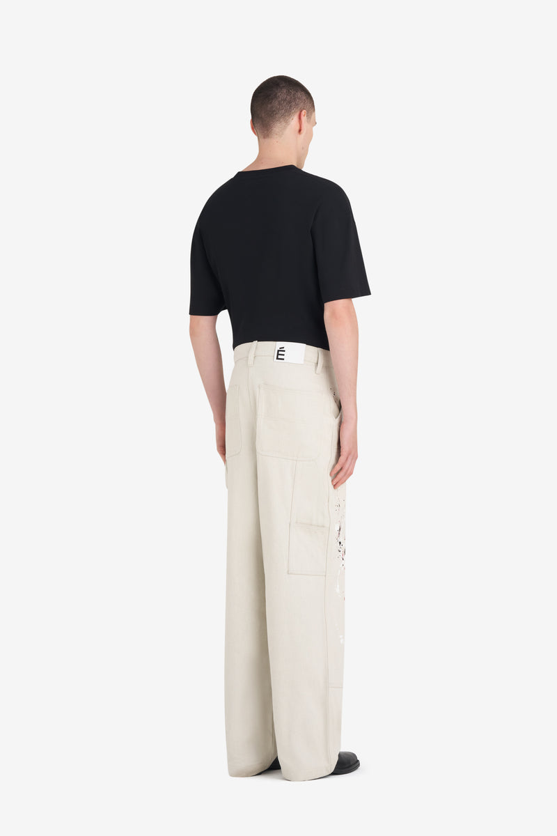 LOOSE CARPENTER PANT ECRU 4 LOOSE CARPENTER PANT ECRU 4