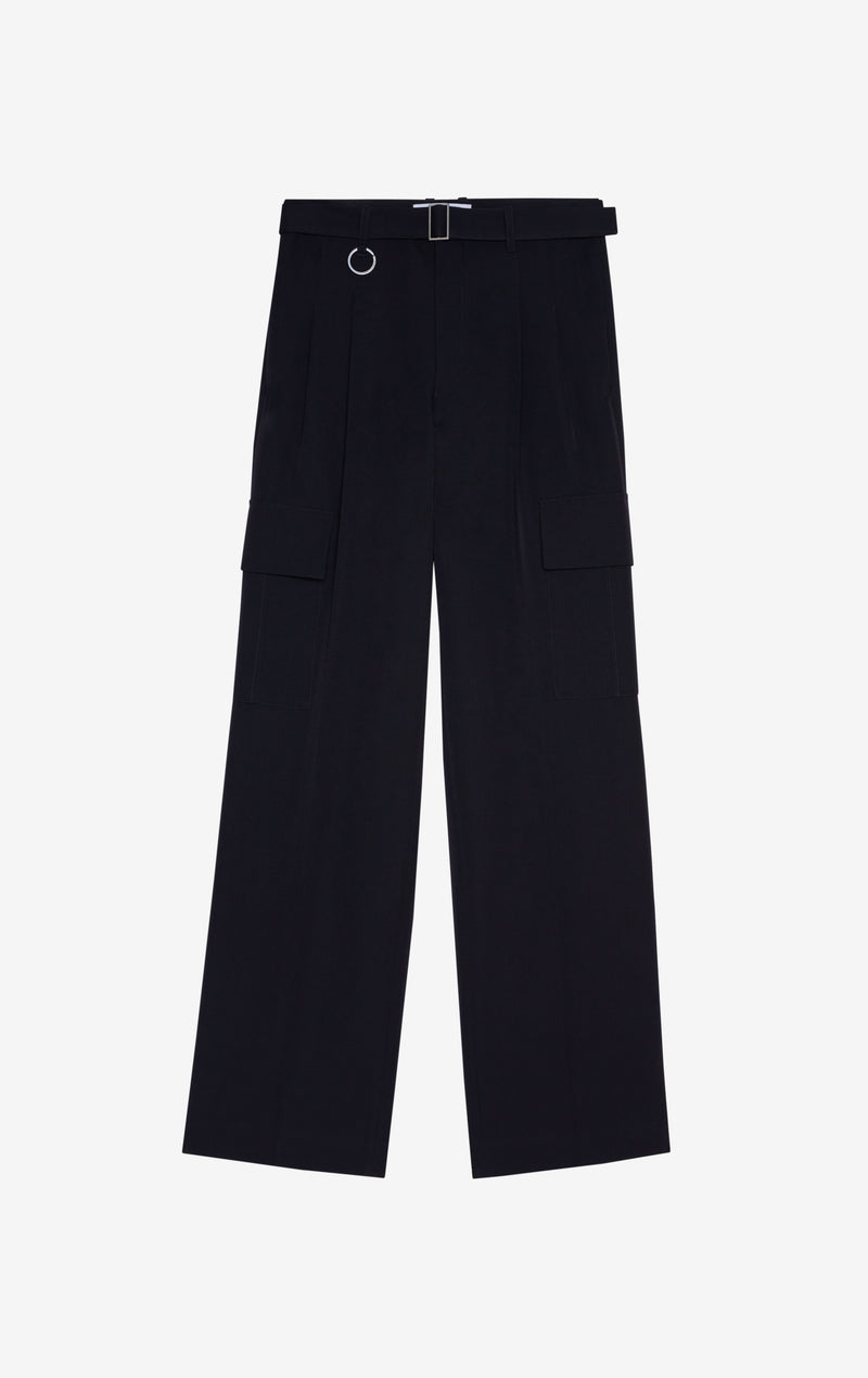 ETUDES STUDIO SUIT PANT CARGO POCKETS BLACK 1 ETUDES STUDIO SUIT PANT CARGO POCKETS BLACK 1