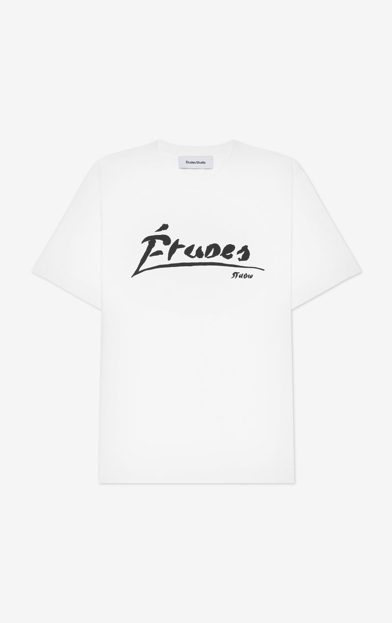 ETUDES STUDIO REGULAR T-SHIRT SIGNED WHITE 1 ETUDES STUDIO REGULAR T-SHIRT SIGNED WHITE 1