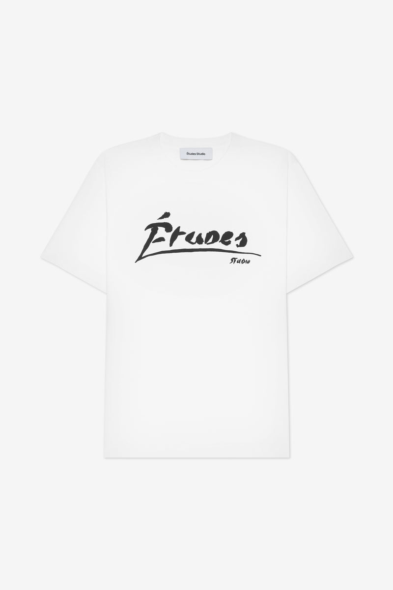 REGULAR T-SHIRT SIGNED WHITE 1 REGULAR T-SHIRT SIGNED WHITE 1