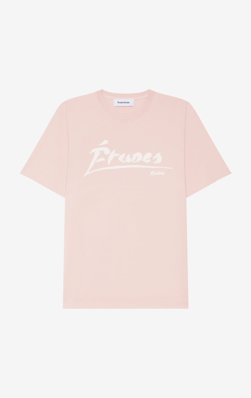 ETUDES STUDIO REGULAR T-SHIRT SIGNED PINK 1 ETUDES STUDIO REGULAR T-SHIRT SIGNED PINK 1