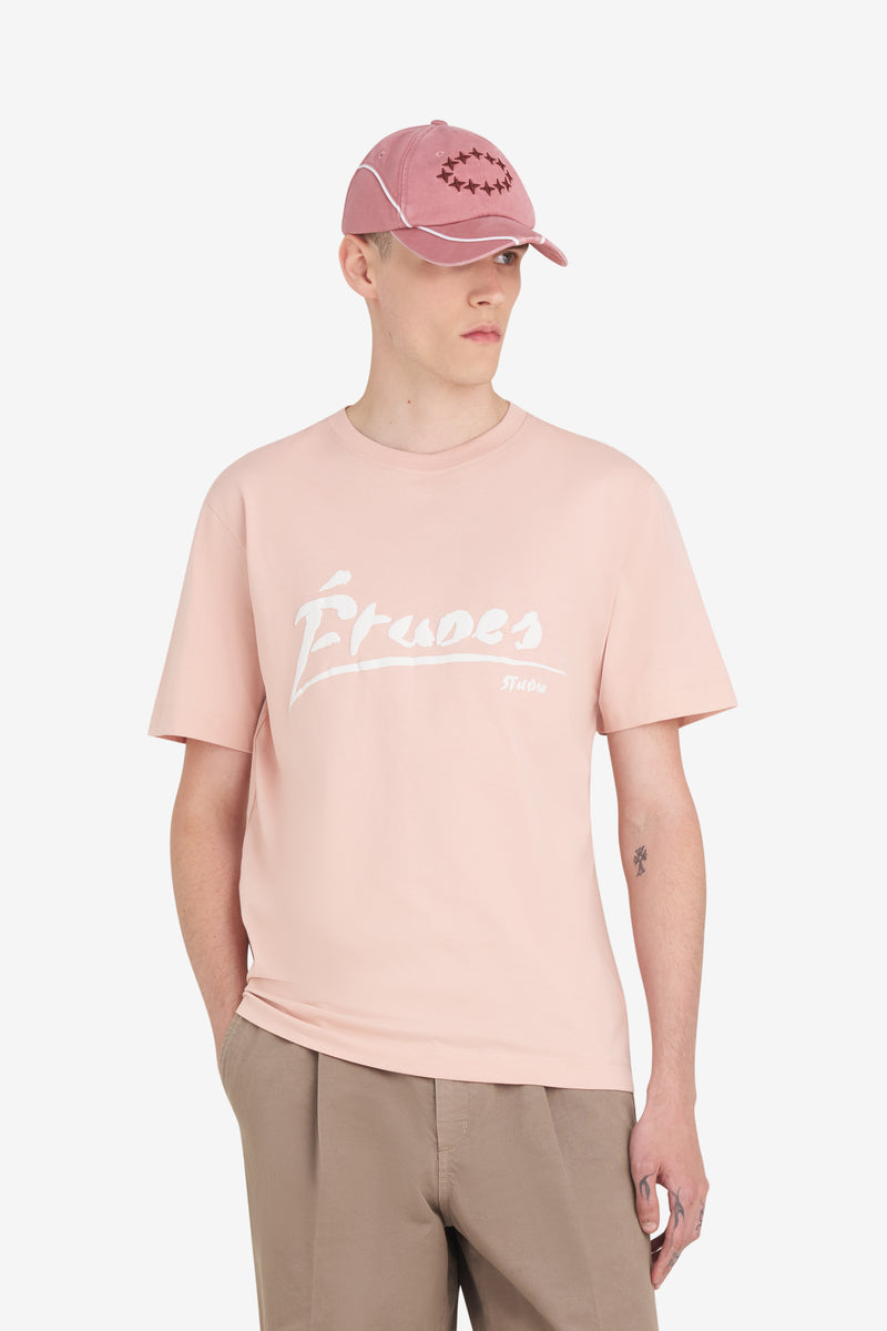 REGULAR T-SHIRT SIGNED OLD ROSE 2 REGULAR T-SHIRT SIGNED OLD ROSE 2