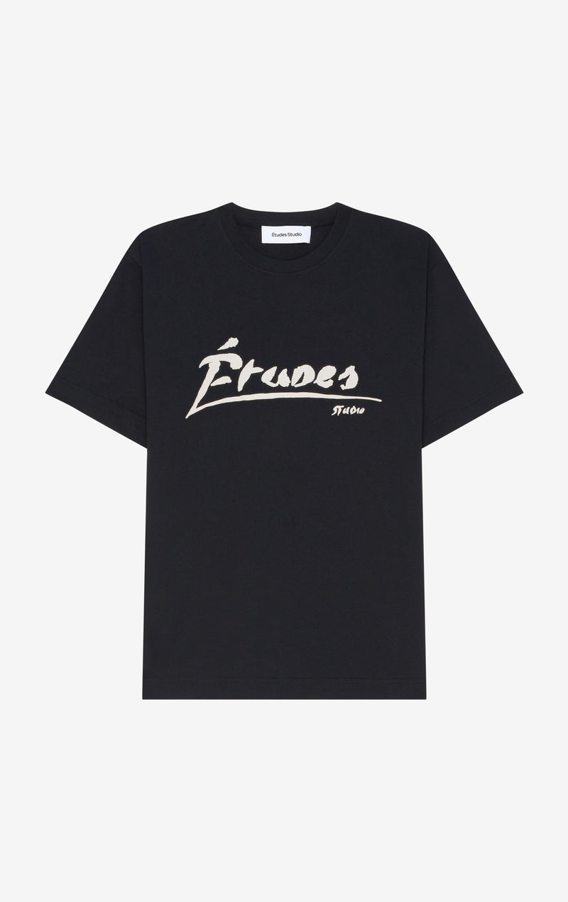 ETUDES STUDIO REGULAR T-SHIRT SIGNED BLACK 1 ETUDES STUDIO REGULAR T-SHIRT SIGNED BLACK 1