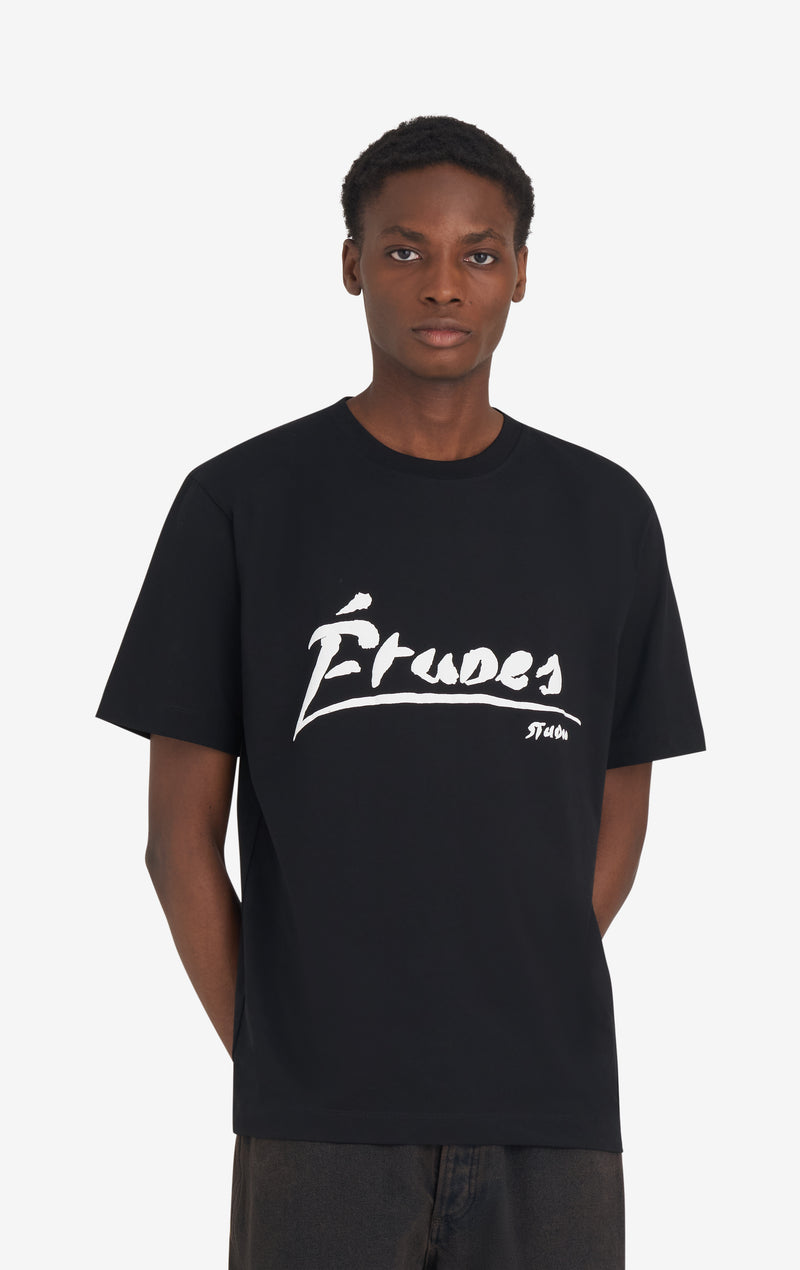 ETUDES STUDIO REGULAR T-SHIRT SIGNED BLACK 2 ETUDES STUDIO REGULAR T-SHIRT SIGNED BLACK 2