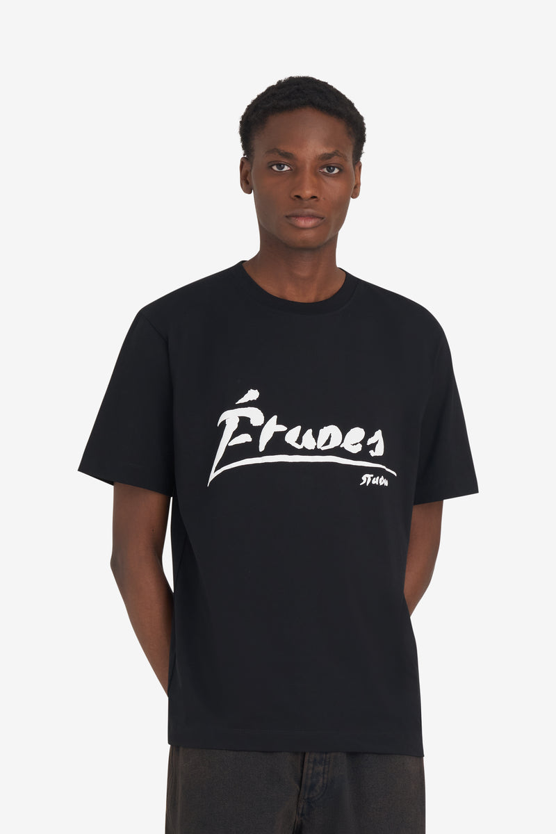 REGULAR T-SHIRT SIGNED BLACK 2 REGULAR T-SHIRT SIGNED BLACK 2
