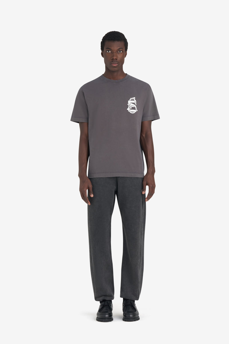 ETUDES STUDIO REGULAR T-SHIRT EMBLEM SHALE 3 ETUDES STUDIO REGULAR T-SHIRT EMBLEM SHALE 3