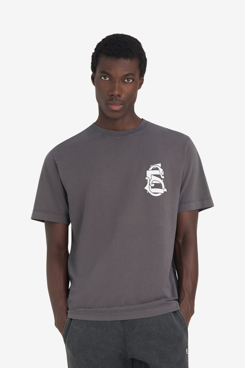 ETUDES STUDIO REGULAR T-SHIRT EMBLEM SHALE 2 ETUDES STUDIO REGULAR T-SHIRT EMBLEM SHALE 2