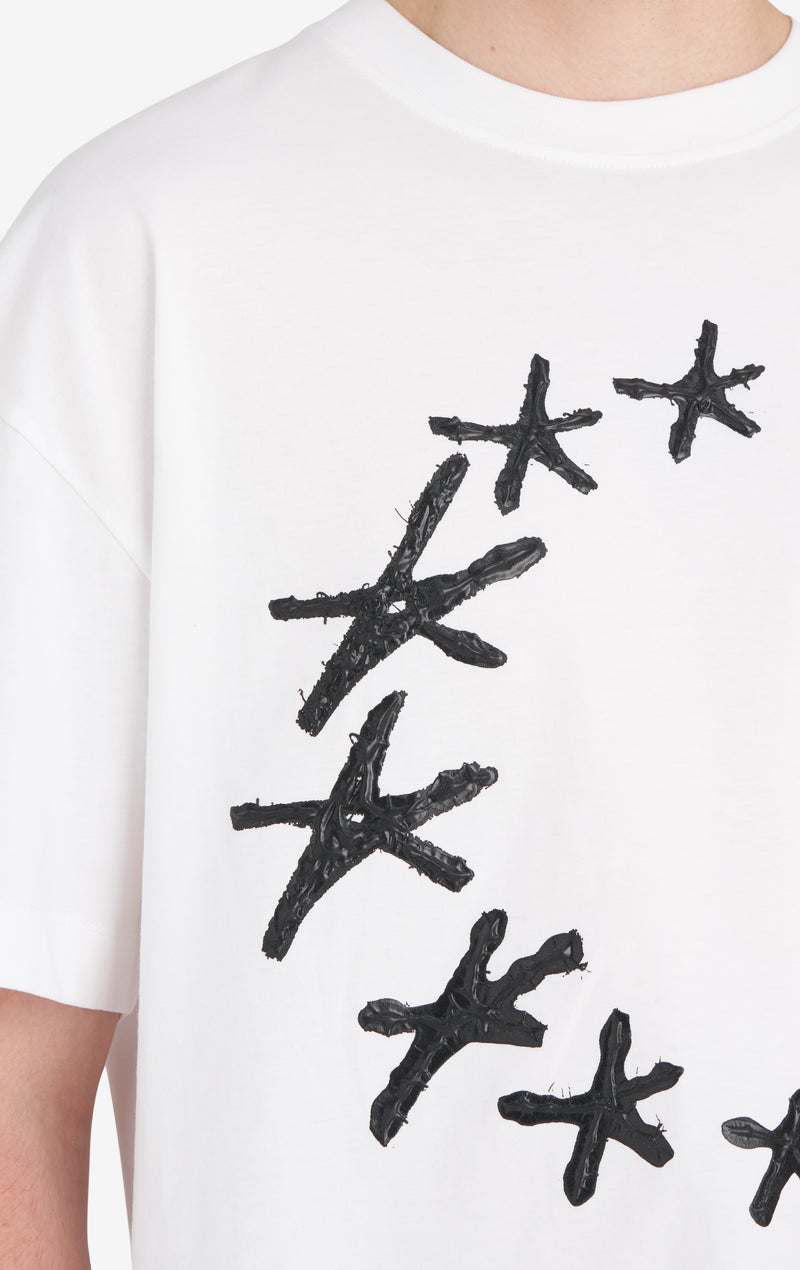 ETUDES STUDIO RELAX T-SHIRT STARS WHITE 5 ETUDES STUDIO RELAX T-SHIRT STARS WHITE 5