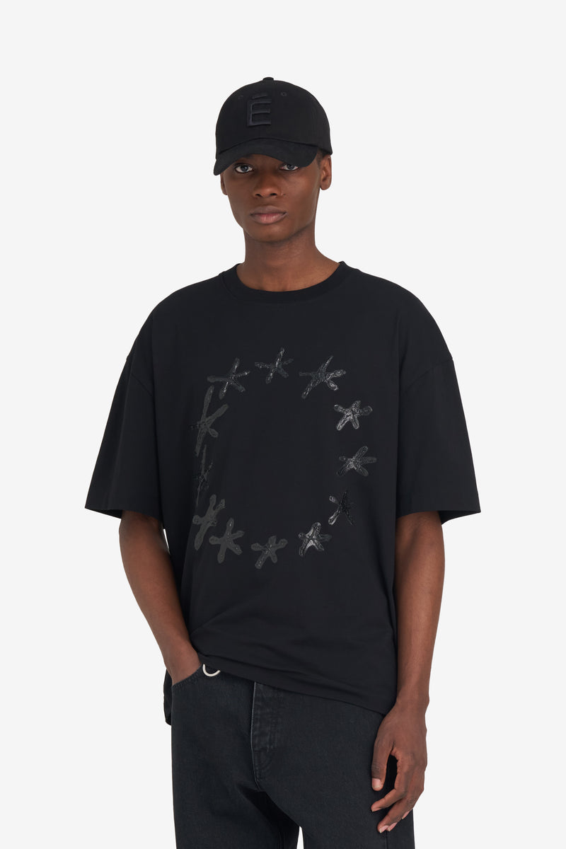 RELAX T-SHIRT STARS BLACK 2 RELAX T-SHIRT STARS BLACK 2