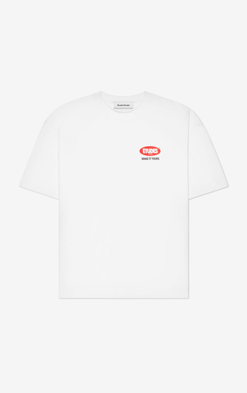 ETUDES STUDIO RELAX T-SHIRT MAKE IT YOURS WHITE 1 ETUDES STUDIO RELAX T-SHIRT MAKE IT YOURS WHITE 1