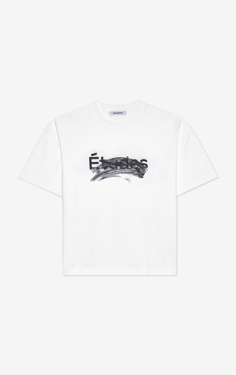 RELAX T-SHIRT SMUDGED LOGO XXS / WHITE RELAX T-SHIRT SMUDGED LOGO XXS / WHITE