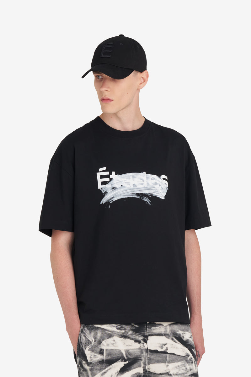 ETUDES STUDIO RELAX T-SHIRT SMUDGED LOGO BLACK 3 ETUDES STUDIO RELAX T-SHIRT SMUDGED LOGO BLACK 3