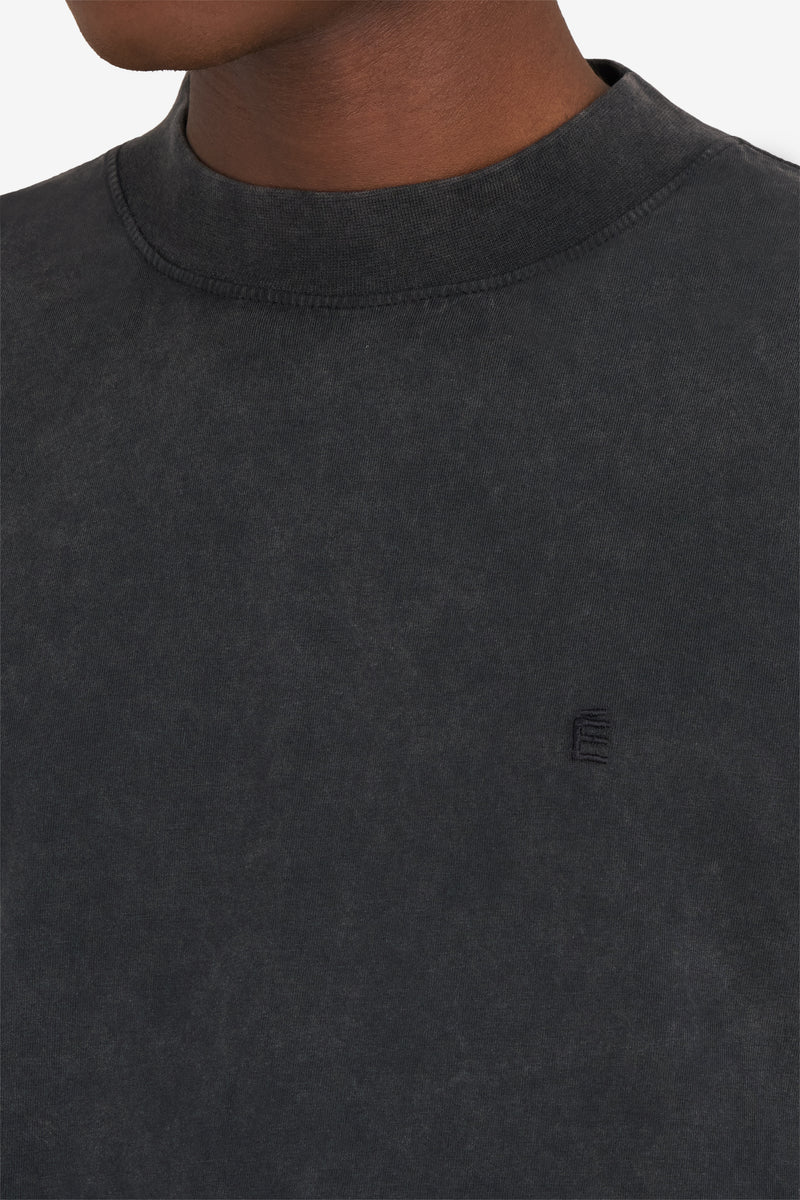ETUDES STUDIO CLASSIC TEE SHIRT E FADED BLACK 3 ETUDES STUDIO CLASSIC TEE SHIRT E FADED BLACK 3