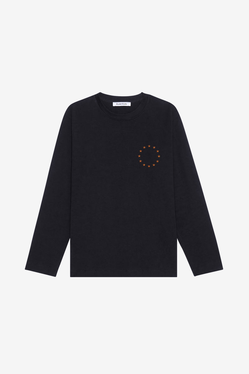 REGULAR T-SHIRT LONG SHIRT EUROPA BLACK 1 REGULAR T-SHIRT LONG SHIRT EUROPA BLACK 1