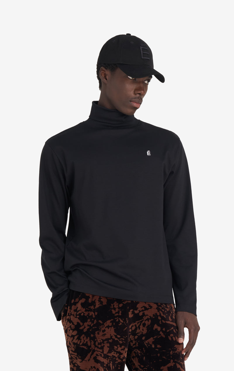 ETUDES STUDIO TURTLENECK T-SHIRT LONG SLEEVES E BLACK 2 ETUDES STUDIO TURTLENECK T-SHIRT LONG SLEEVES E BLACK 2