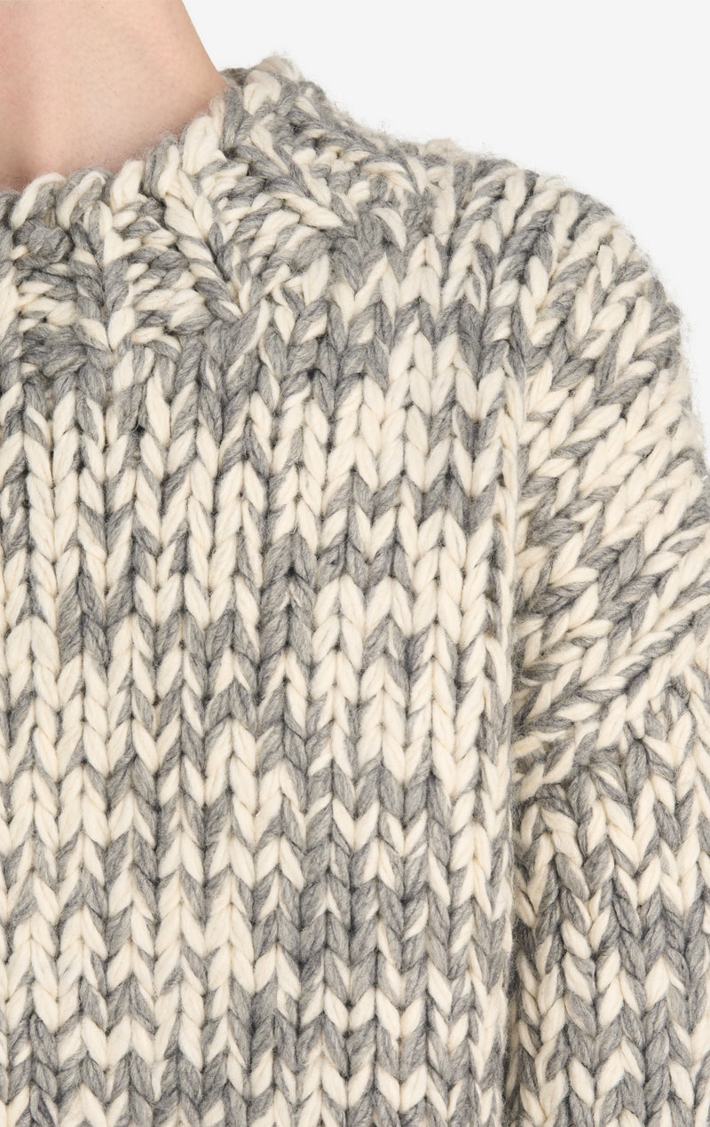 CHUNKY HAND KNIT T1 / IVORY CHUNKY HAND KNIT T1 / IVORY