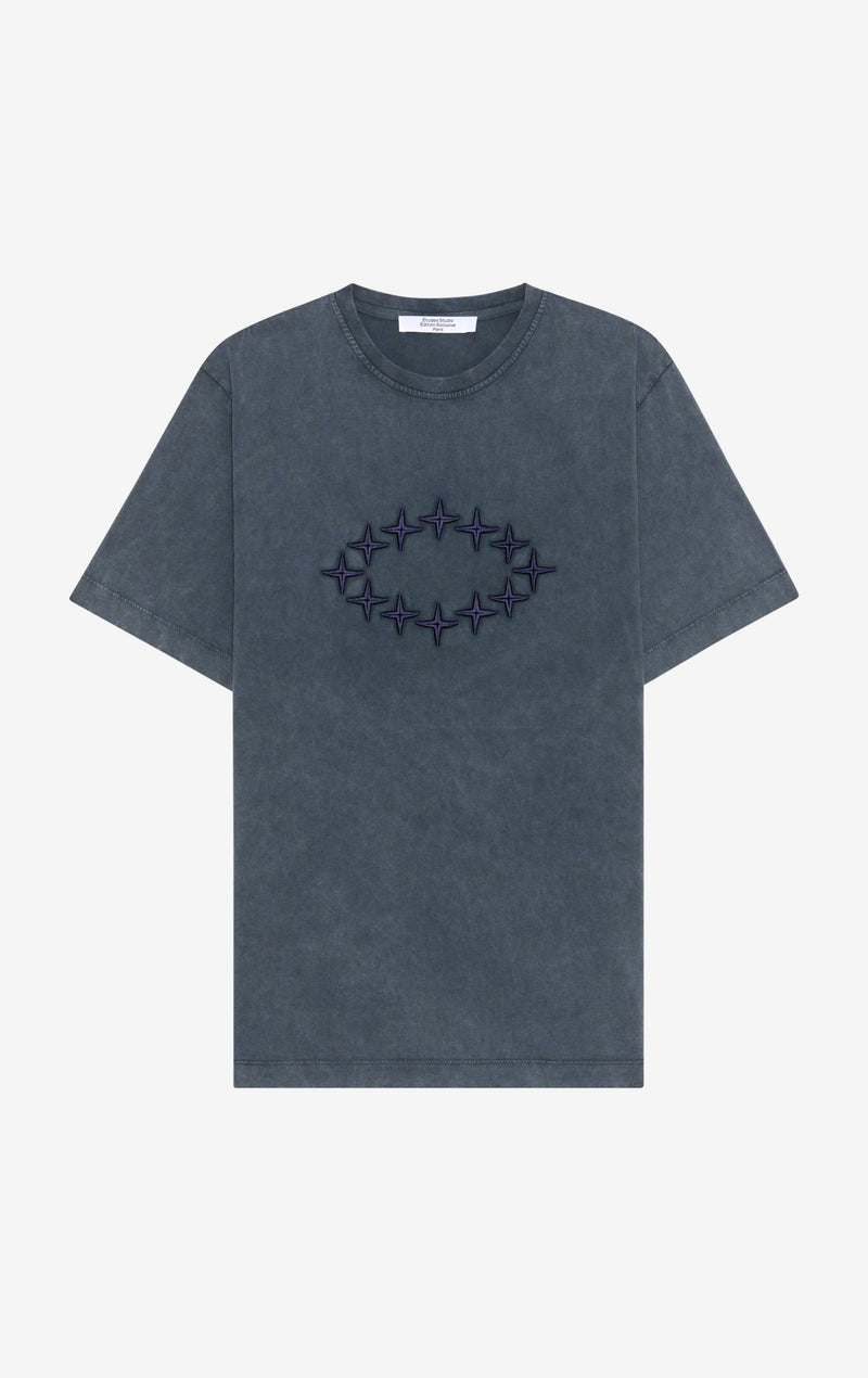 REGULAR T-SHIRT SKY XXS / NAVY REGULAR T-SHIRT SKY XXS / NAVY