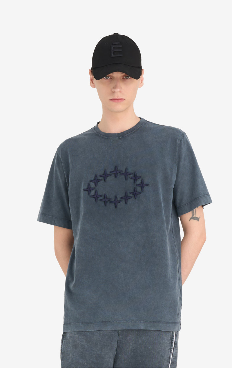 REGULAR T-SHIRT SKY XXS / NAVY REGULAR T-SHIRT SKY XXS / NAVY