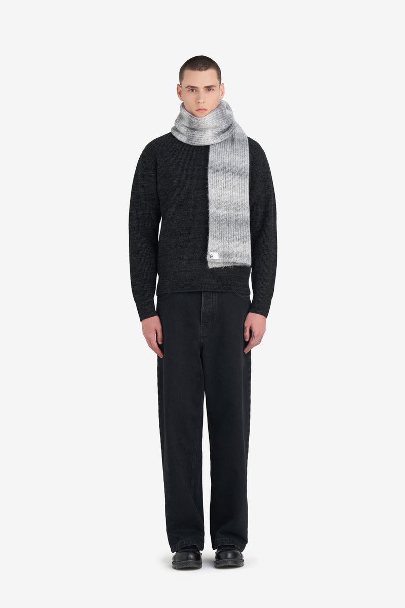 ETUDES STUDIO ALPACA SCARF LIGHT GREY 2 ETUDES STUDIO ALPACA SCARF LIGHT GREY 2