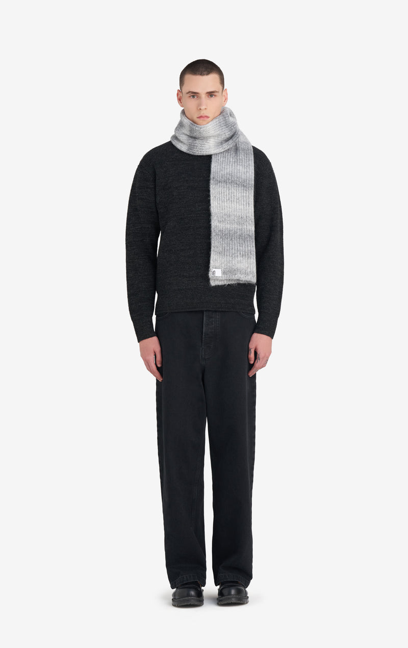 ETUDES STUDIO ALPACA SCARF LIGHT GREY 2 ETUDES STUDIO ALPACA SCARF LIGHT GREY 2