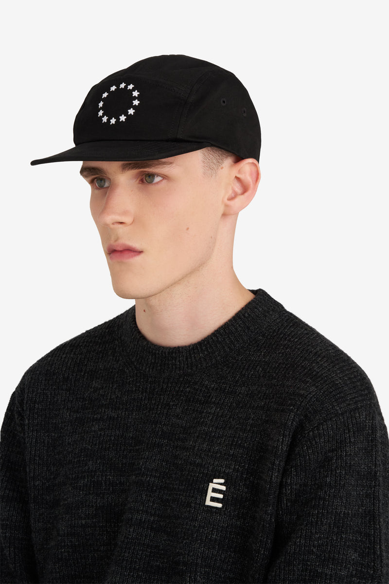 FIVE PANELS CAP EUROPA BLACK 2 FIVE PANELS CAP EUROPA BLACK 2