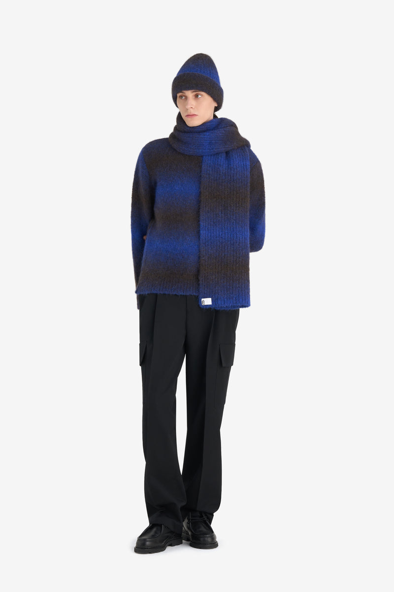 ALPACA SCARF BLUE 5 ALPACA SCARF BLUE 5