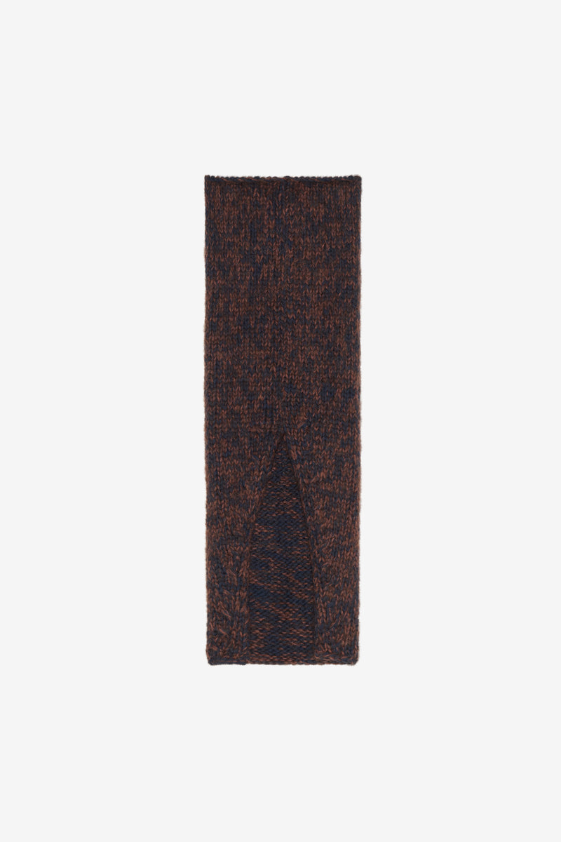 NECK WARMER MARLED RUST 1 NECK WARMER MARLED RUST 1