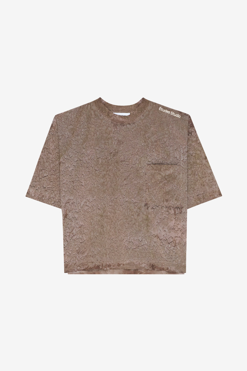 ETUDES STUDIO OVERSIZE POCKET TEE SHIRT BROWN 1 ETUDES STUDIO OVERSIZE POCKET TEE SHIRT BROWN 1