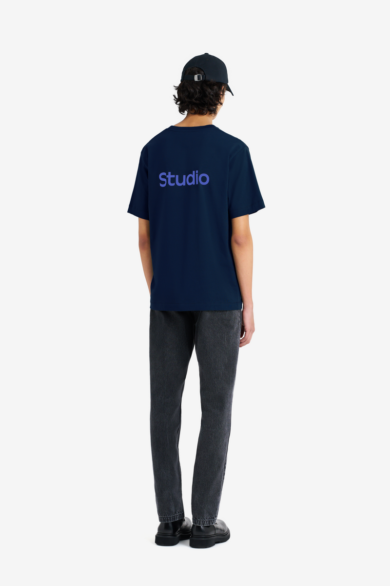 ETUDES STUDIO REGULAR TEE SHIRT ÉTUDES NAVY 3 ETUDES STUDIO REGULAR TEE SHIRT ÉTUDES NAVY 3