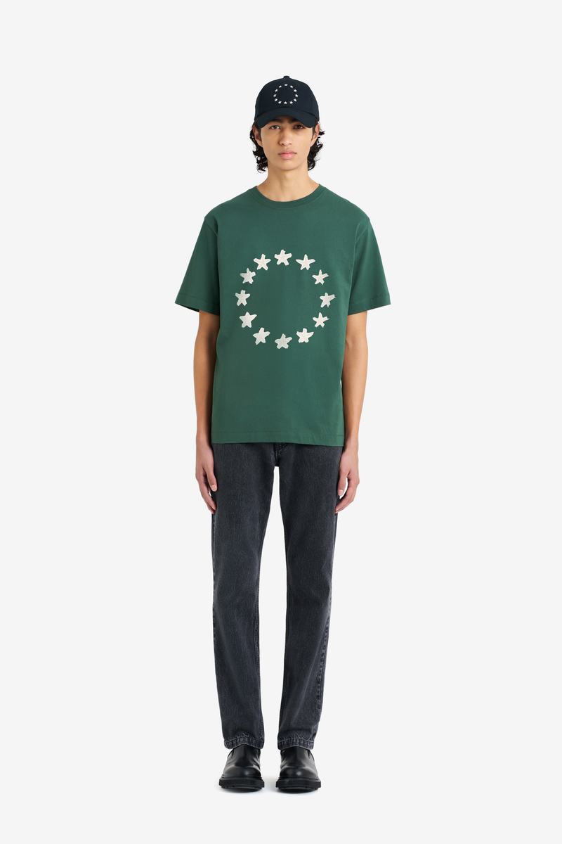 ETUDES STUDIO REGULAR TEE SHIRT STARS GREEN 2 ETUDES STUDIO REGULAR TEE SHIRT STARS GREEN 2