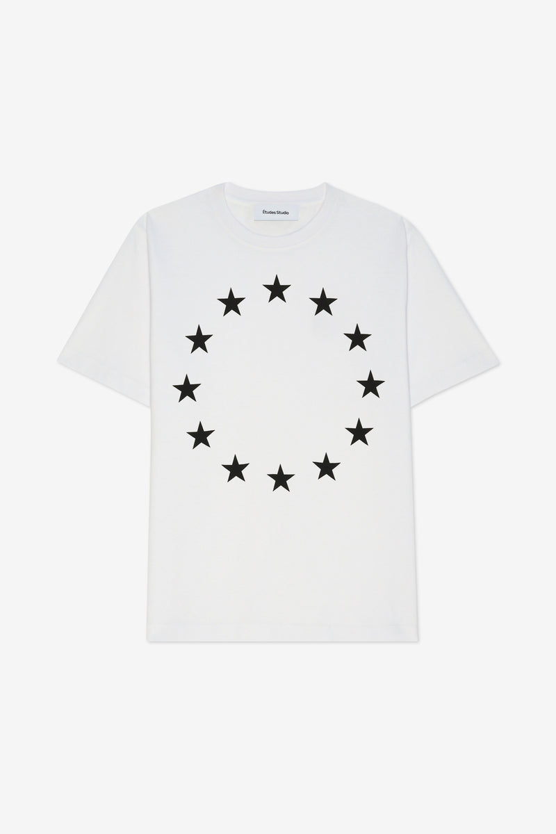 ETUDES STUDIO REGULAR TEE SHIRT EUROPA WHITE 1 ETUDES STUDIO REGULAR TEE SHIRT EUROPA WHITE 1