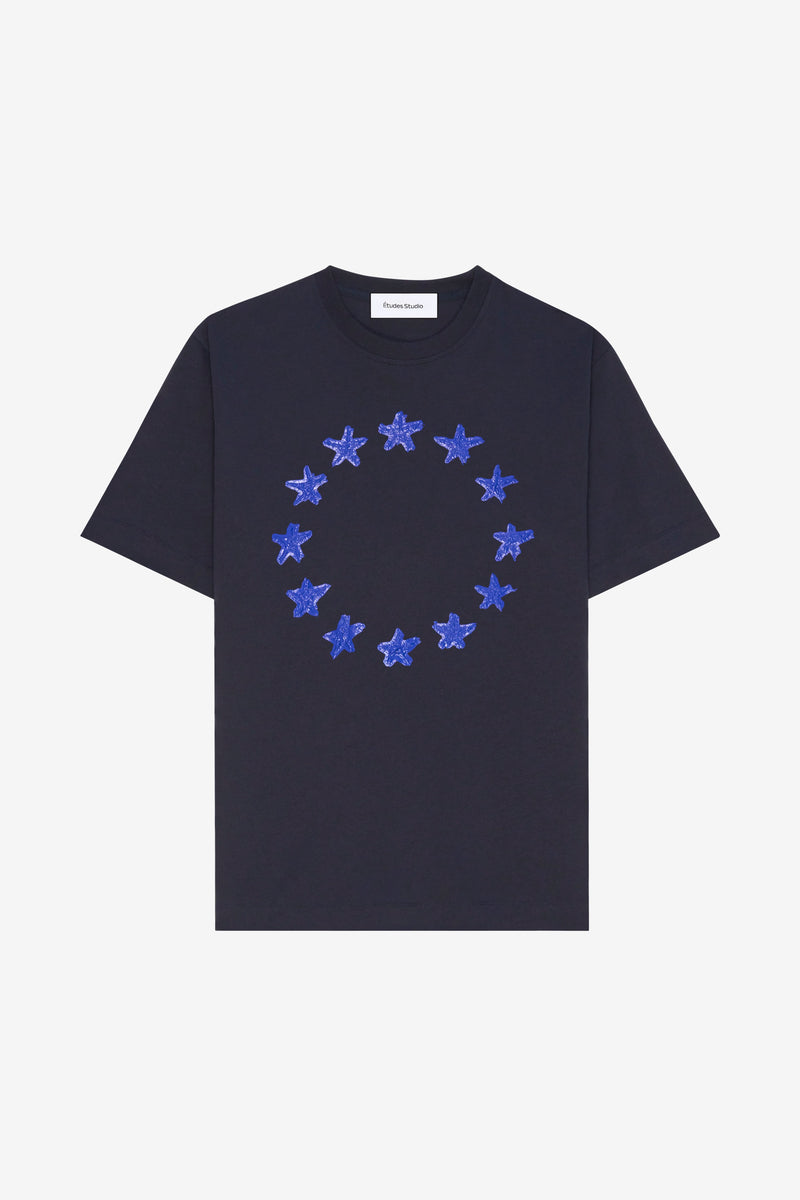 ETUDES STUDIO REGULAR TEE SHIRT STARS NAVY 1 ETUDES STUDIO REGULAR TEE SHIRT STARS NAVY 1