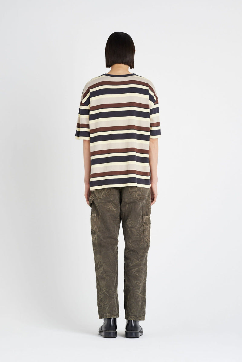 ÉTUDES TRAFFIC STRIPED BEIGE T-SHIRTS 3 ÉTUDES TRAFFIC STRIPED BEIGE T-SHIRTS 3