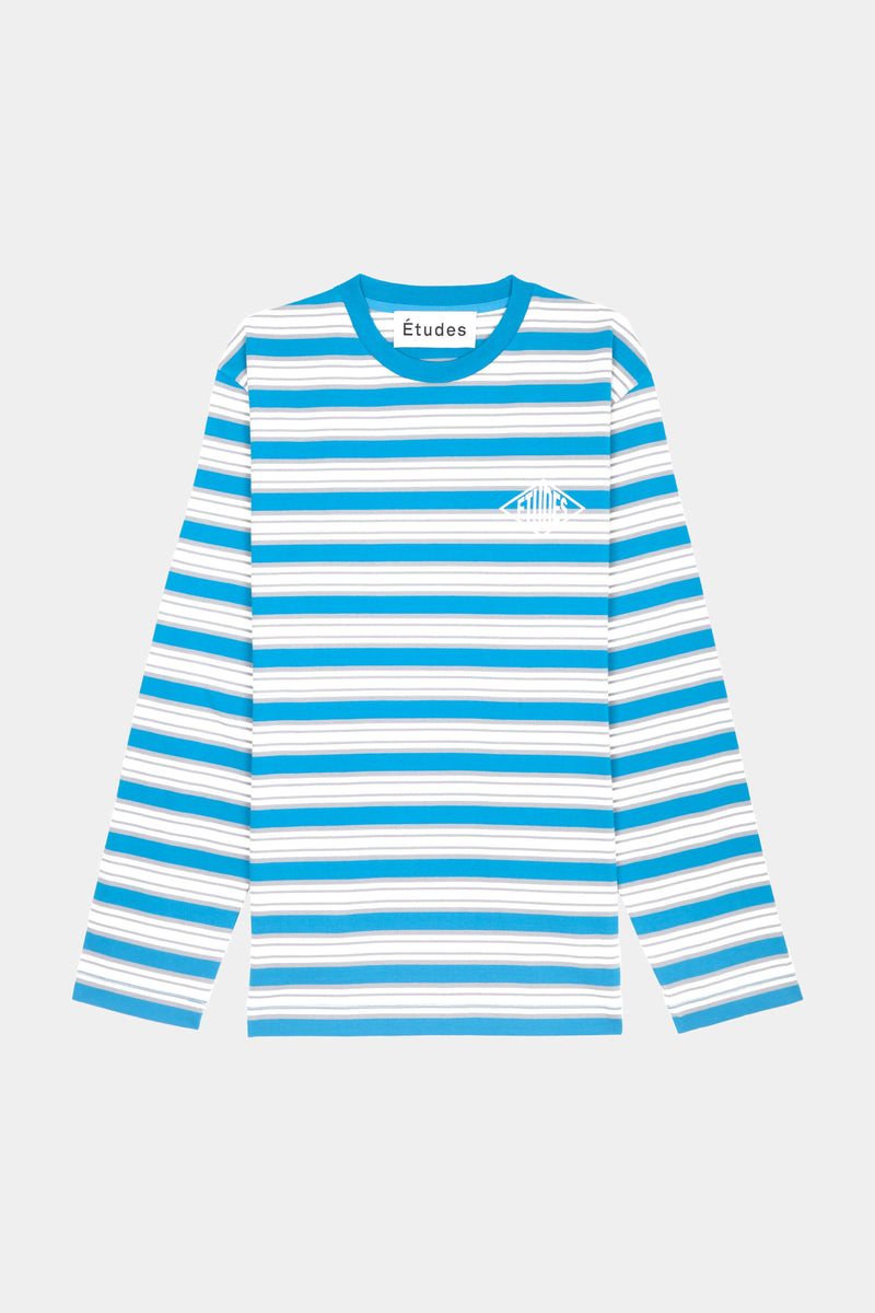 ÉTUDES WONDER LS NEWFORM STRIPED BLUE T-SHIRTS 2 ÉTUDES WONDER LS NEWFORM STRIPED BLUE T-SHIRTS 2