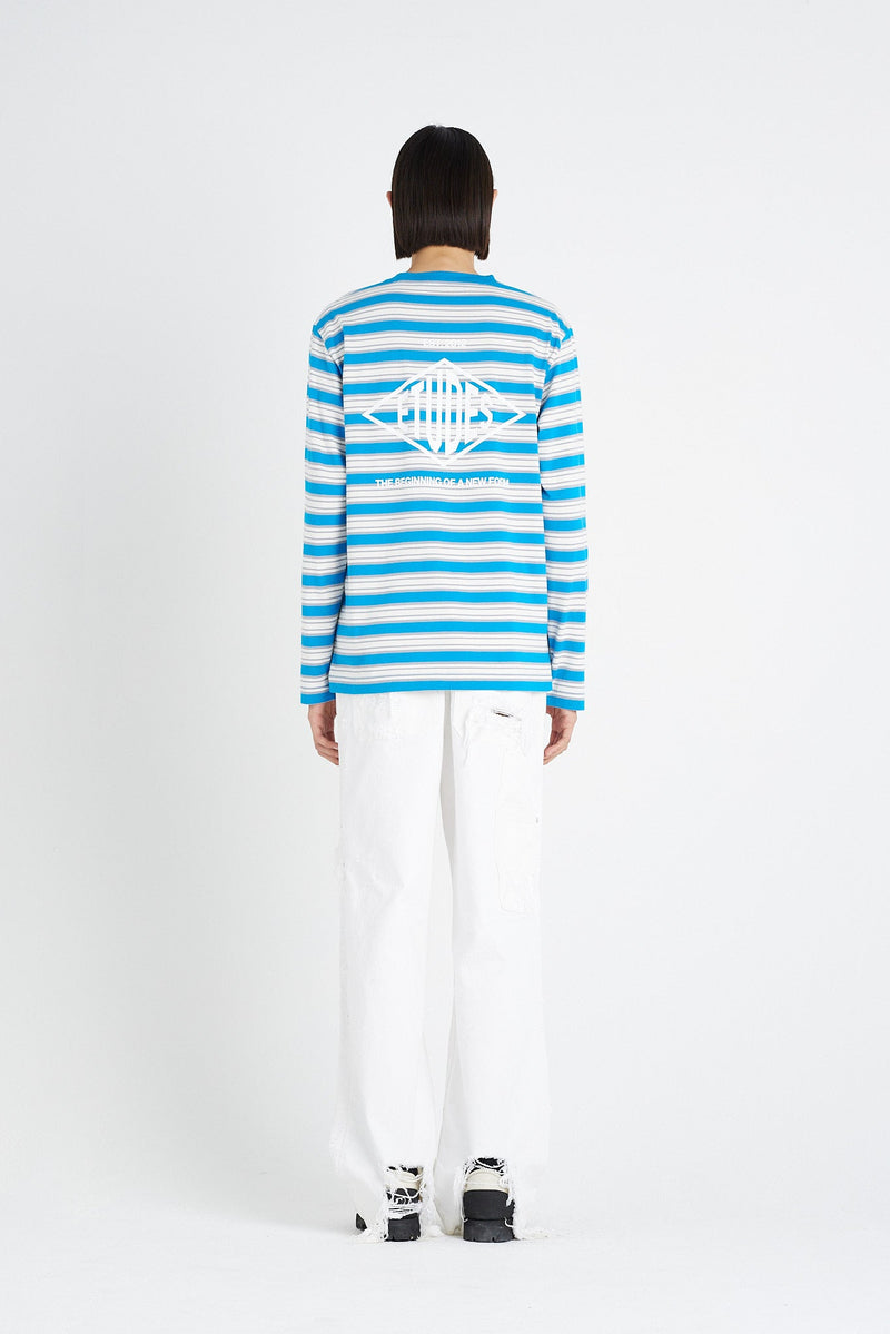 ÉTUDES WONDER LS NEWFORM STRIPED BLUE T-SHIRTS 3 ÉTUDES WONDER LS NEWFORM STRIPED BLUE T-SHIRTS 3