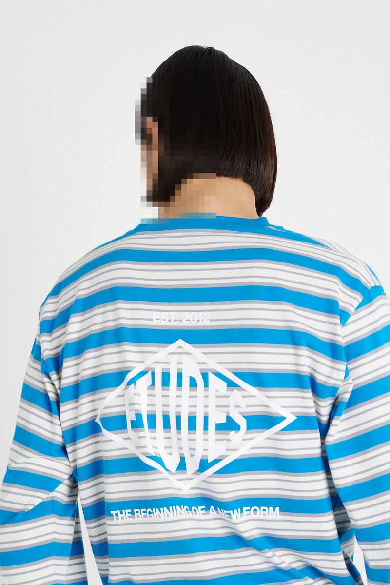 ÉTUDES WONDER LS NEWFORM STRIPED BLUE T-SHIRTS 6 ÉTUDES WONDER LS NEWFORM STRIPED BLUE T-SHIRTS 6