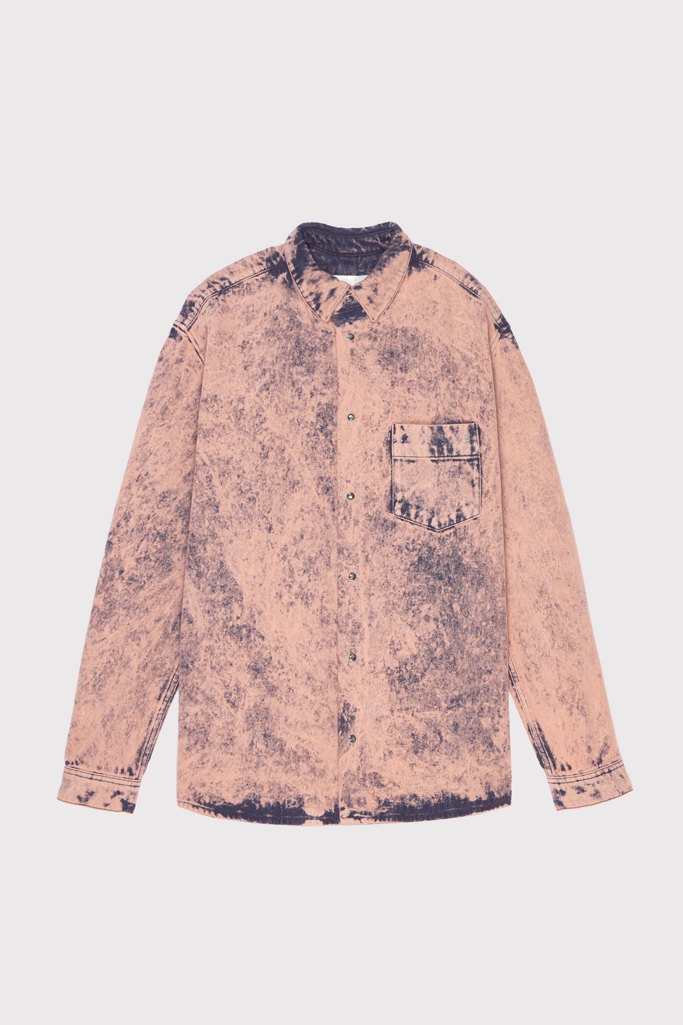 ÉTUDES ADDRESS DENIM OVERDYED PINK SHIRTS 2