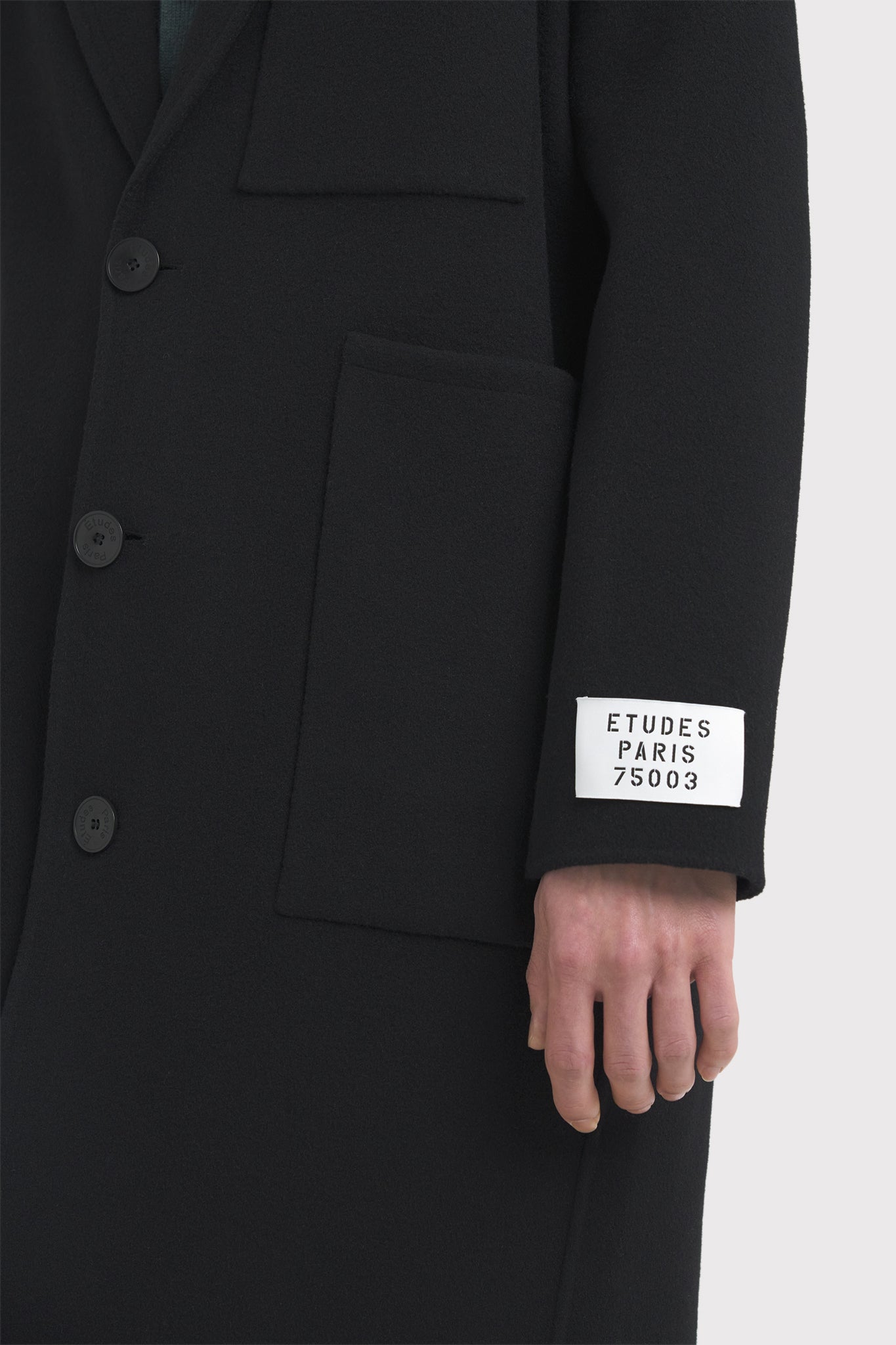 ÉTUDES ARCHEOLOGY WOOL BLACK OUTERWEAR 6