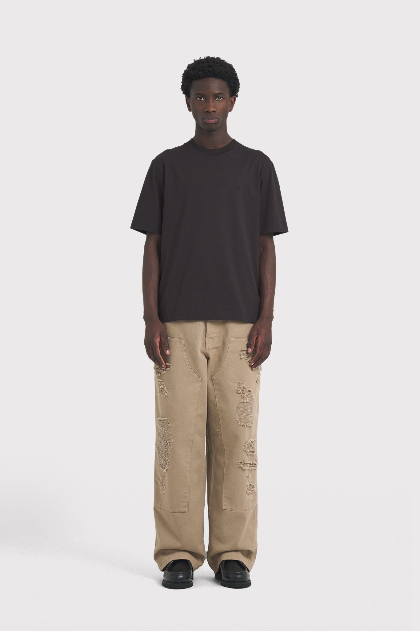 ÉTUDES AWARD ACCENT DK BROWN T-SHIRTS 1