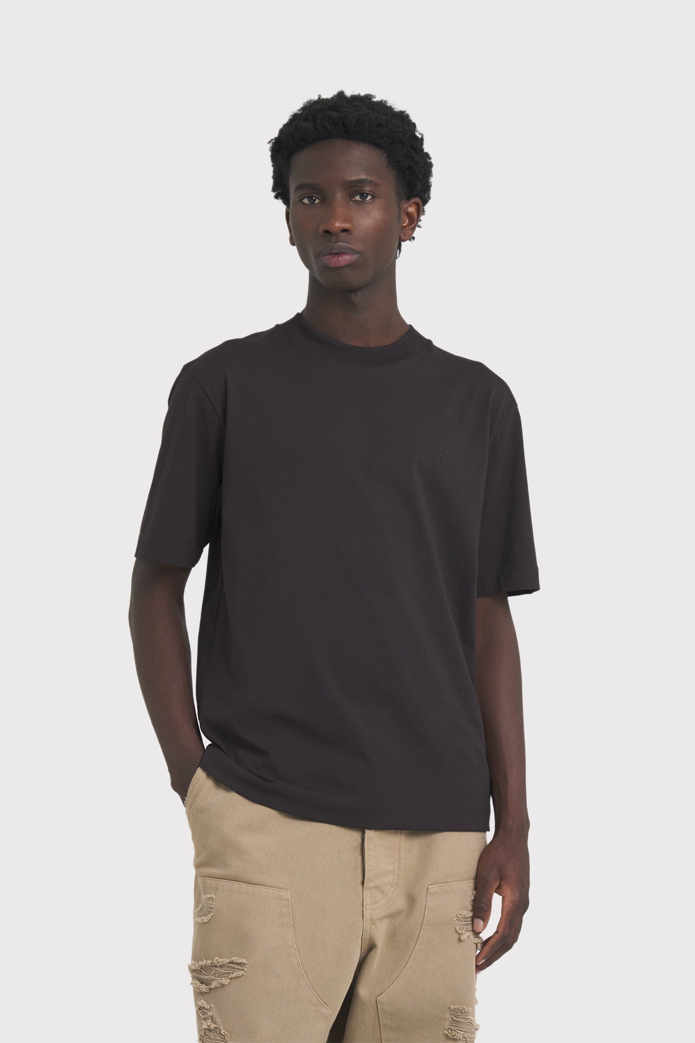ÉTUDES AWARD ACCENT DK BROWN T-SHIRTS 3