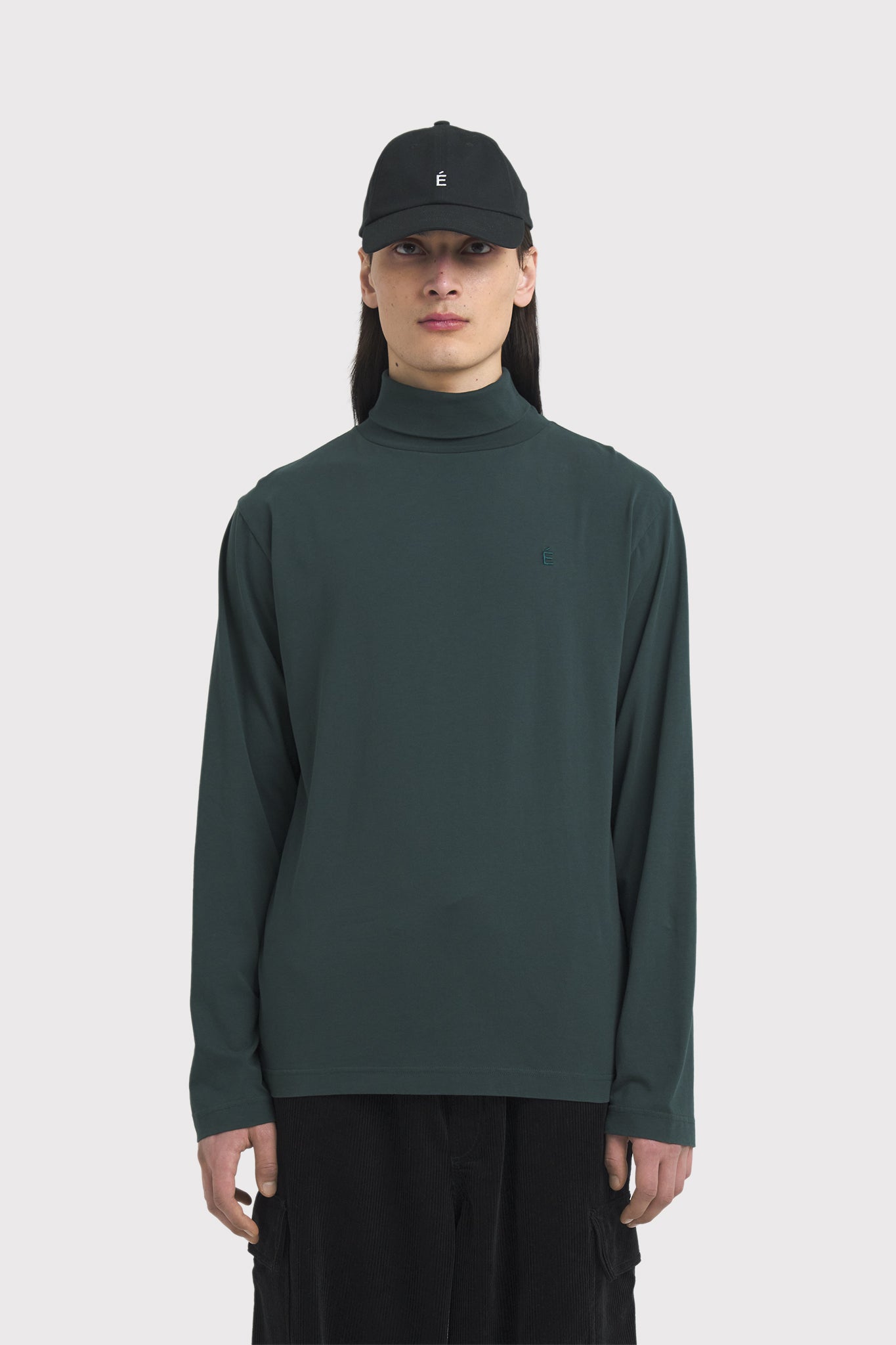 ÉTUDES AWARD LS ACCENT DK GREEN T-SHIRTS 3